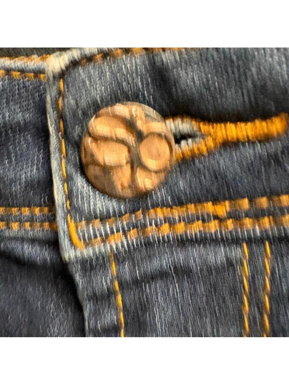 Sneak Peek Distressed Skinny Jeans Womens Size 9 Blue Denim Ripped Low Rise - Picture 3 of 13